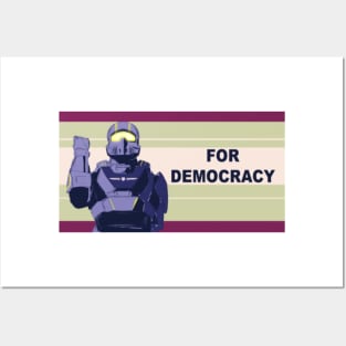 Helldivers 2 - For Democracy Posters and Art